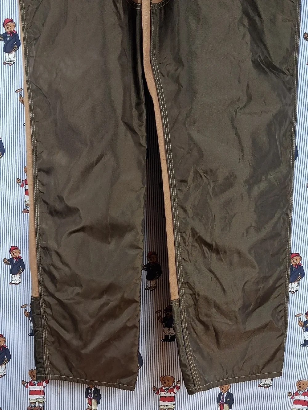 Vintage Carhartt WU256 Duck Canvas & Nylon Tan & Brown Outdoors Brush Pants 4032